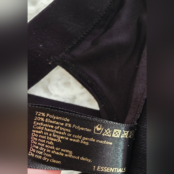 Honey🍯 Burdette NIB Essentials HTF Black 🖤 Corset, Size L - Picture 10 of 10